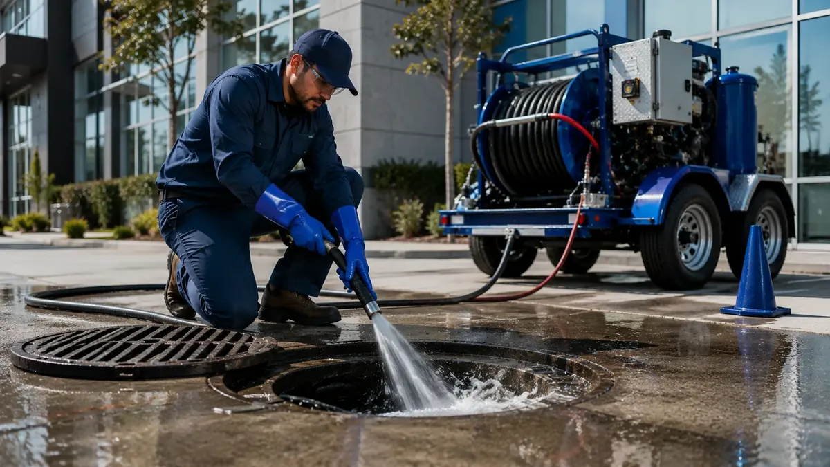 Commercial Hydro Jet Drain Cleaning in Corona